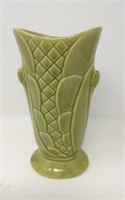Shawnee Tall Green Vase, has hairline crack on top