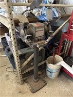 Bench grinder & stand