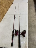 2 Spinning Rod & Reel Combos