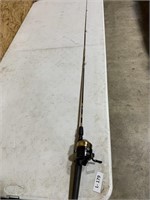 Vintage Zebco 600 Fishing Reel & Rod