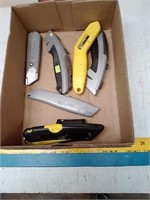 Group of Razor knifes