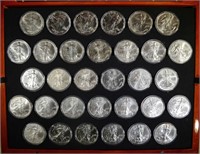 1986-2017 GEM BU 32 COIN AMERICAN EAGLE SET