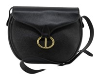 Christian Dior Black Leather Shoulder Bag