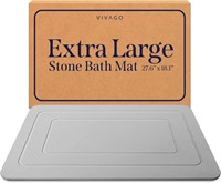 Diatomite Stone Bath Mat Large for Bathroom (27.6