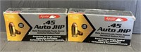 (100) Rounds Aguila .45 Auto JHP Ammunition