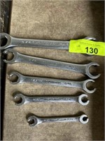 Set of Craftsman line wrenches