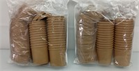 New 12 oz compostable containers with lids 60 pc