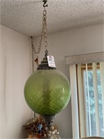 Vintage Green Hanging Lamp