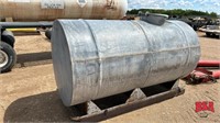 500 Gal Steel Potable Water Tank on Skids