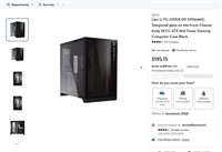 W5217  Lian-Li PC-O11DX ATX Mid Tower Case - Black