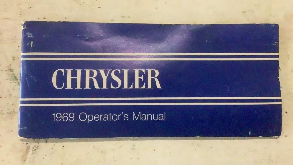 1969 Chrysler Operator’s Manual