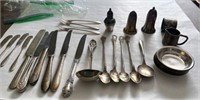 Lot of Silver Plate Pieces & More