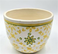 Handmade Painted Pottery Bowl Spain 5" Tall