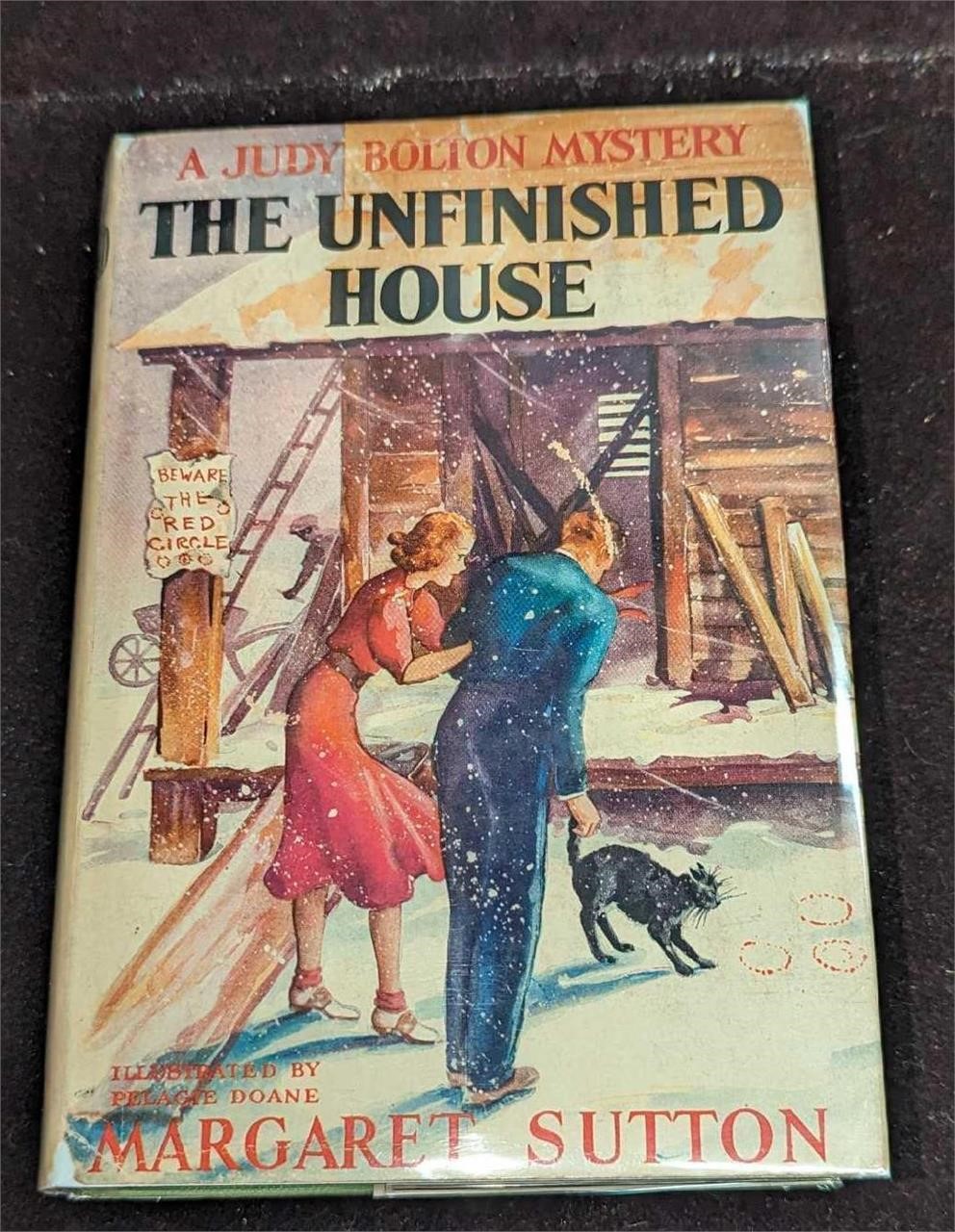 1st Ed Judy Bolton The Unfinished House HC #11