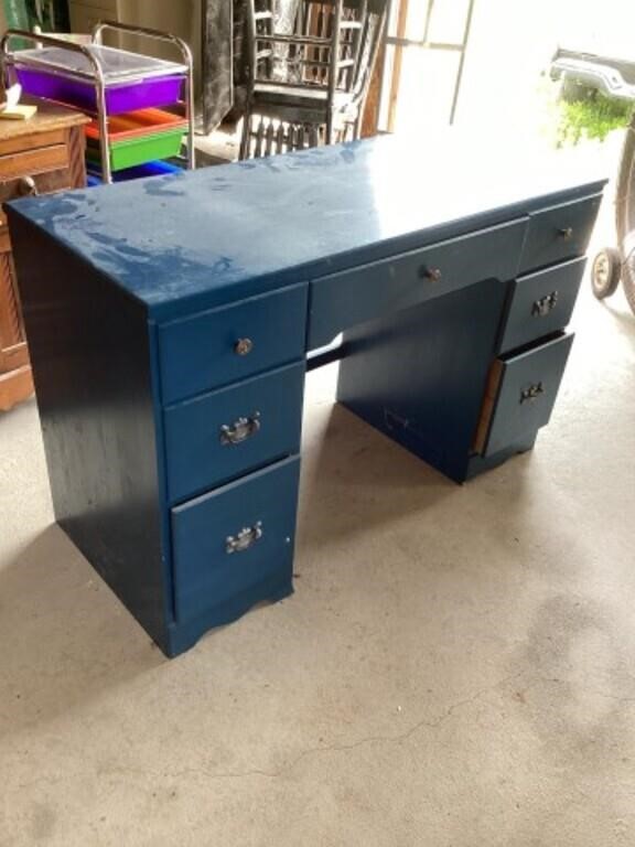 Kneehole desk 47 x 20 x 30 tall