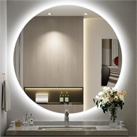 G821  LED Backlit Wall Mounted Round Mirror 32