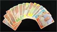 (14) Asst 1960F Baseball Greats Trading Cards