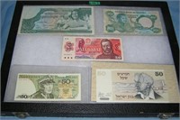 Group of vintage world currency