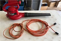 Toro Power Sweep Electric Blower & Extension Cords