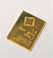 24K  1G Fine 9999 Bar