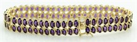 Gorgeous 24.50 ct Amethyst Royale Bracelet