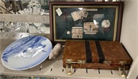 Golf Shadow Framed Box, Game Set, German Plate and