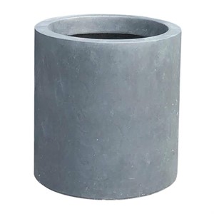 KANTE 15.8in. Charcoal Cylindrical Planter