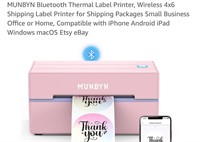 MUNBYN Bluetooth Thermal Label Printer