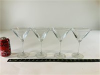 4pcs martini glasses