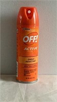 E2) Off Active, sweat resistant, contains DEET , 6