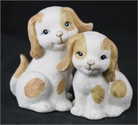 Brown Spotted Puppies Salt & Pepper Shakers
