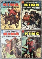 (4) Vintage Zane Grey's King of the Royal Mounted