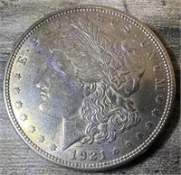 Morgan1921 D Silver Dollar 90% Silver Content!