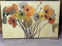 Novak floral art in Canva - 45.5” x 23.5”