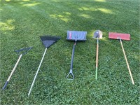 Garden tools, and shovels