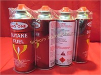Gas-One Butane Fuel 8 Ounces Per Can 4 Cans