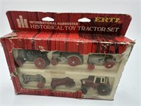 International Harvester Toy Tractor Set