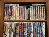 Large amount of Disney movies, VHS