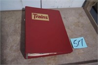 Trains Magazines in Binder