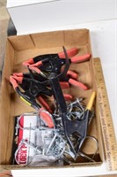 Lot of Spring Clamps & C-clips