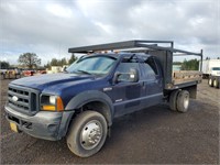 2006 Ford F450 10' S/A Flatbed Truck