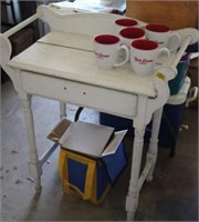 PAINTED ACCENT TABLE WITH DRAWER-ASIS