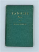 Pansies - Poems by D.H. Lawrence, 1929 1st ed.