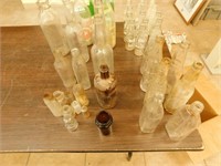 Collectable bottles various sizes