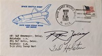 Roger Zwieg and Ted Holstein Signed Space Shuttle