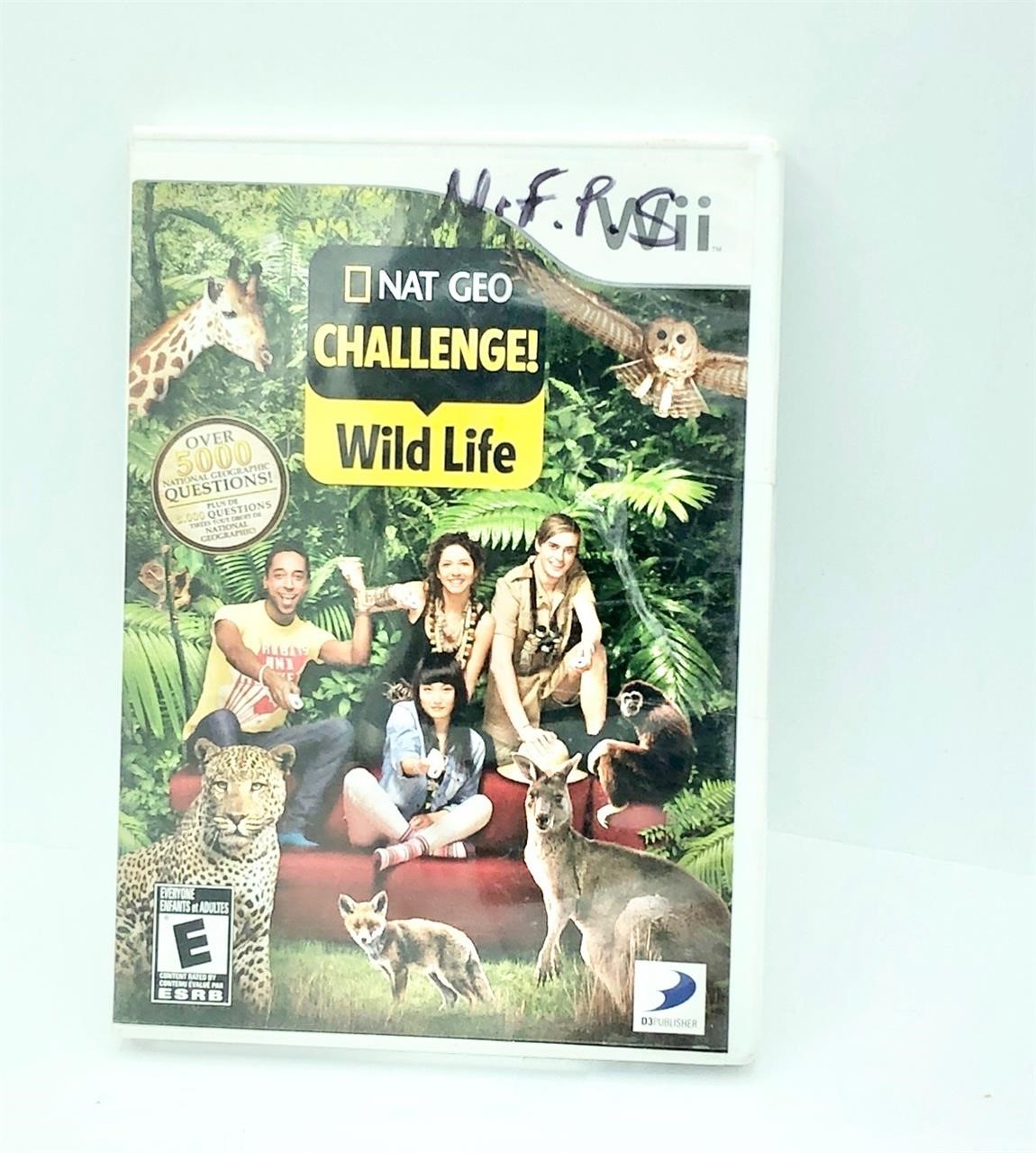NAT GEO  challenge wild life Wii