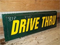 Drive Thru 2x6 sign face