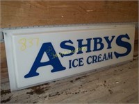 Ashbys ice Cream 2x6 sign face