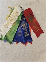 Vintage 1940's Prize Ribbons Colorado State Fair