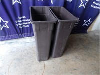 Bid X 2: Slim Jim Trash Cans